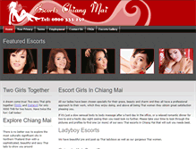Tablet Screenshot of escortschiangmai.com